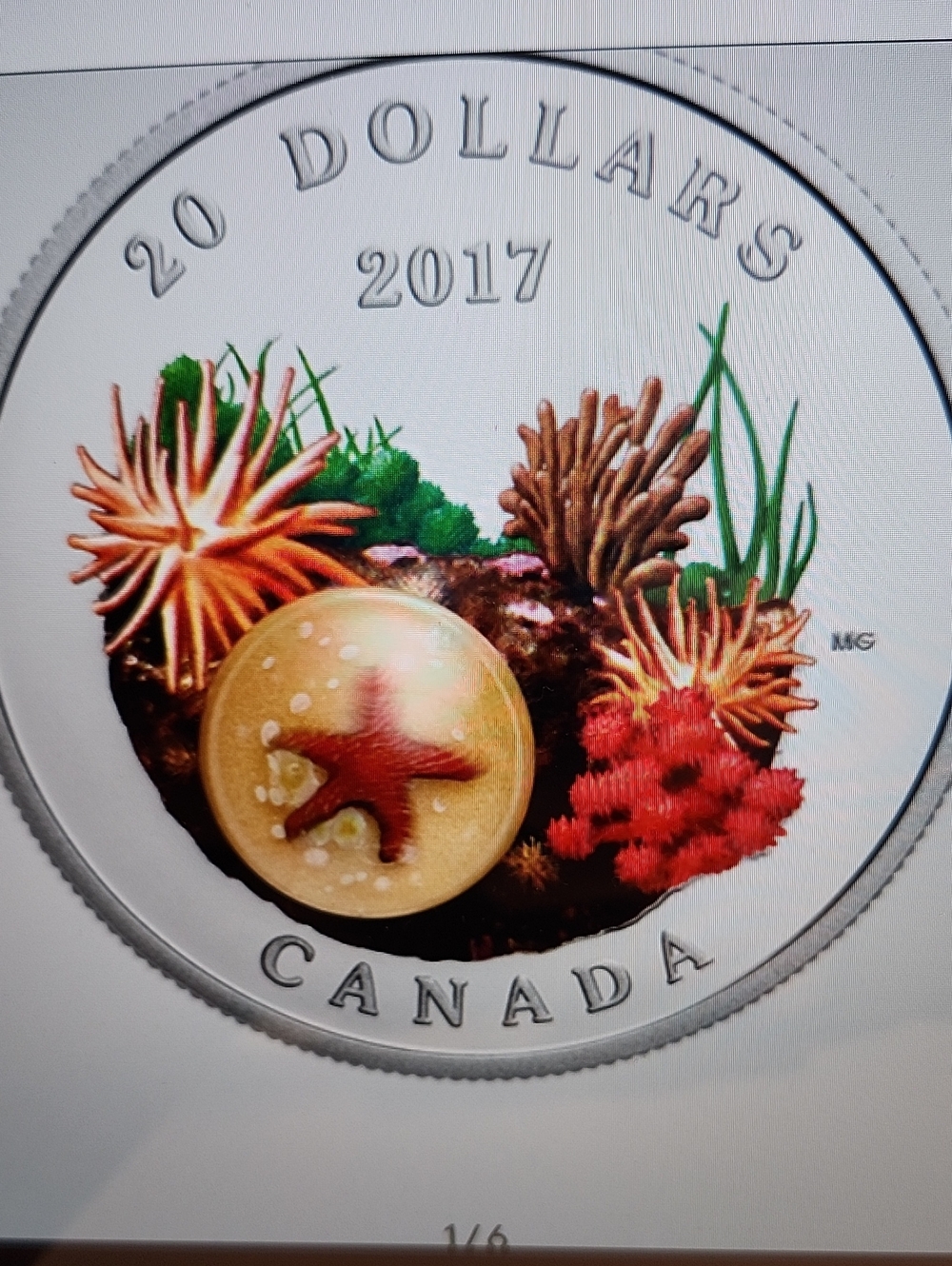 Canada 2017 $20 Ocean Life Collector Coin - Multicolor